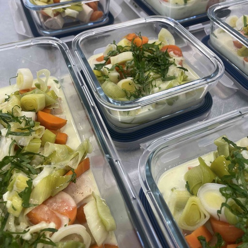 Blanquette de poulet et coquillettes complètes - Mardi